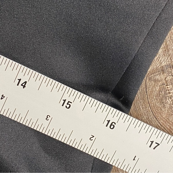 Alex Evenings Dress Women 12 Black Acetate Sleeveless Knee Length Formal Sheath - Picture 10 of 14